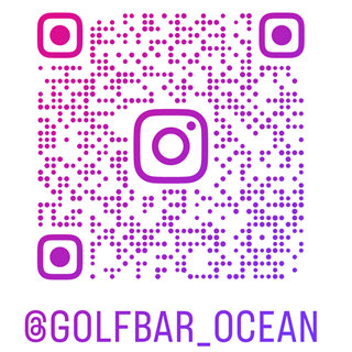 ゴルフバーオーシャン,golfbar ocean,パターゴルフと缶詰のお店のInstagram qr code