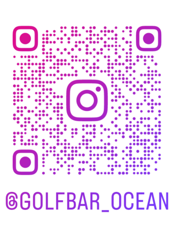 ゴルフバーオーシャン,golfbar ocean,パターゴルフと缶詰のお店のInstagram qr code