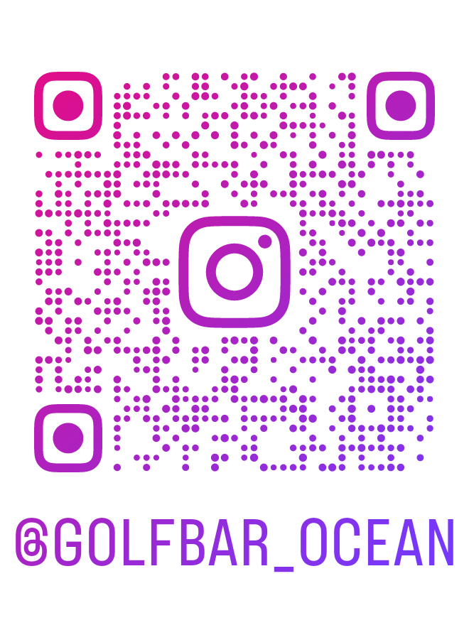 ゴルフバーオーシャン,golfbar ocean,パターゴルフと缶詰のお店のInstagram qr code